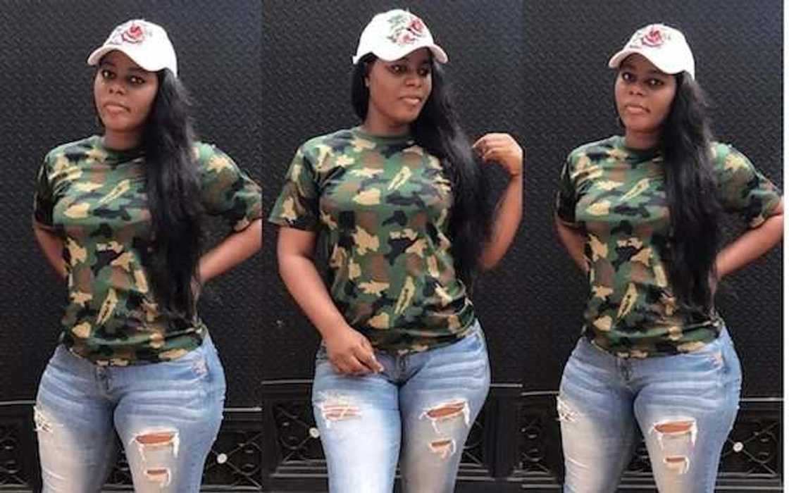 Labarai Cikin Hotuna: Yadda wata matashiyar soja ta tashi hankullan maza a dandalin sada zumunta Labarai Cikin Hotuna: Yadda wata matashiyar soja ta tashi hankullan maza a dandalin sada zumunta