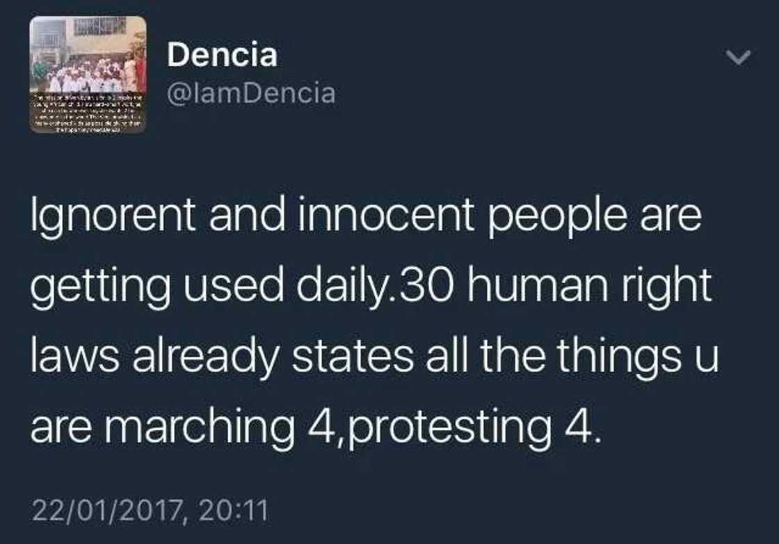 Dencia says she does not support ‘marching for abortion’ Dencia says she does not support ‘marching for abortion’