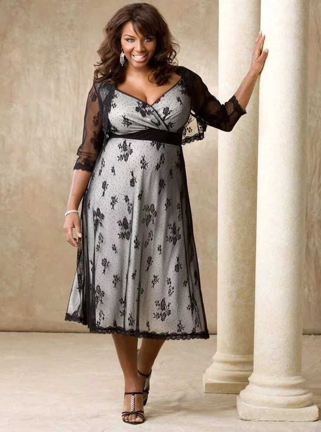 French lace plus size and overwaisted dress French lace plus size and overwaisted dress