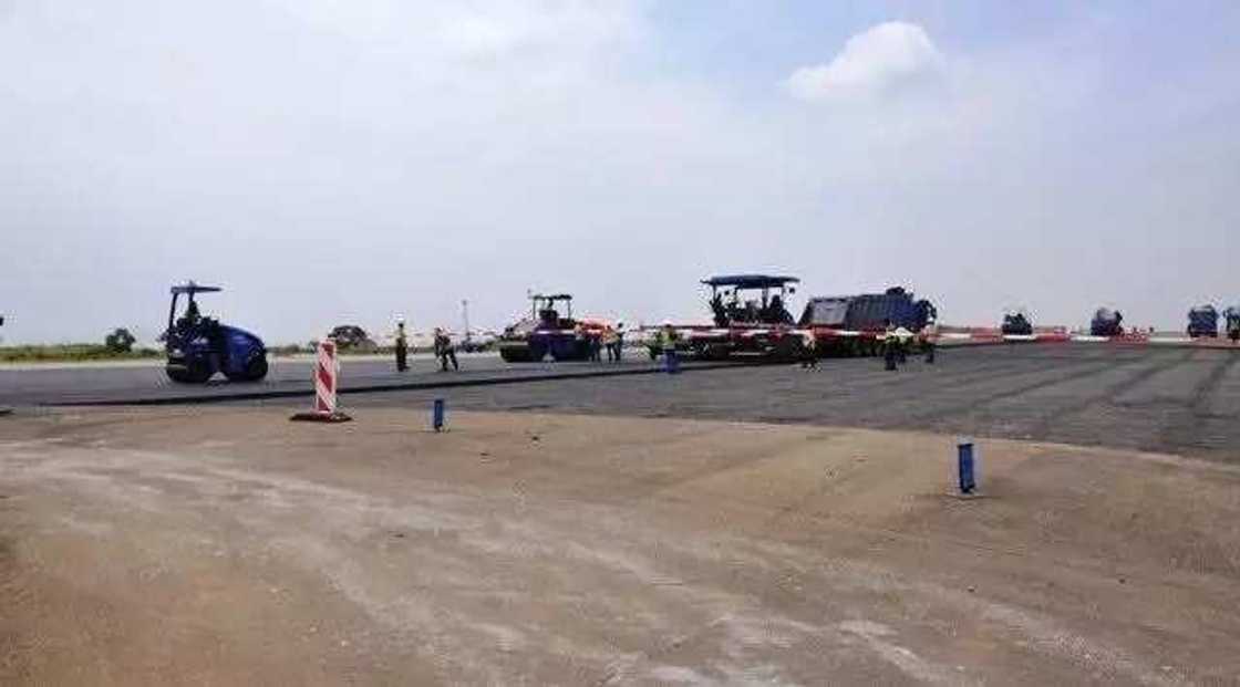 Abuja airport 57.5% completed Abuja airport 57.5% completed