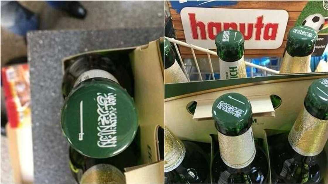 Ahir! Musulman Duniya sun nuna bacin ransu ga yadda wata kamfanin giya ta yi amfani da Kalmar shahada Ahir! Musulman Duniya sun nuna bacin ransu ga yadda wata kamfanin giya ta yi amfani da Kalmar shahada