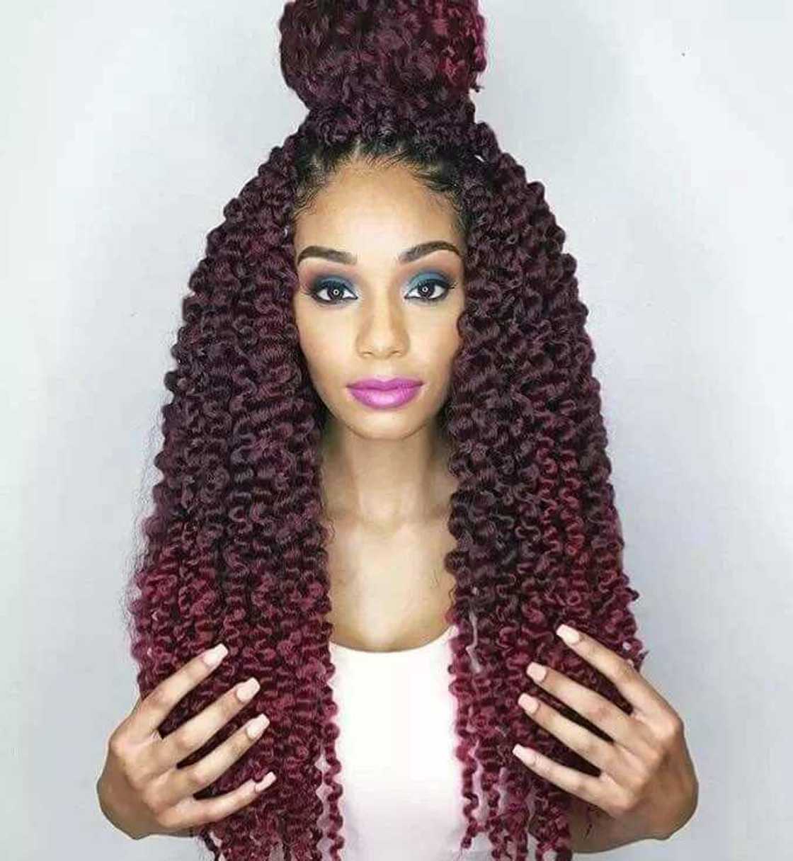 Bun braid Bun braid