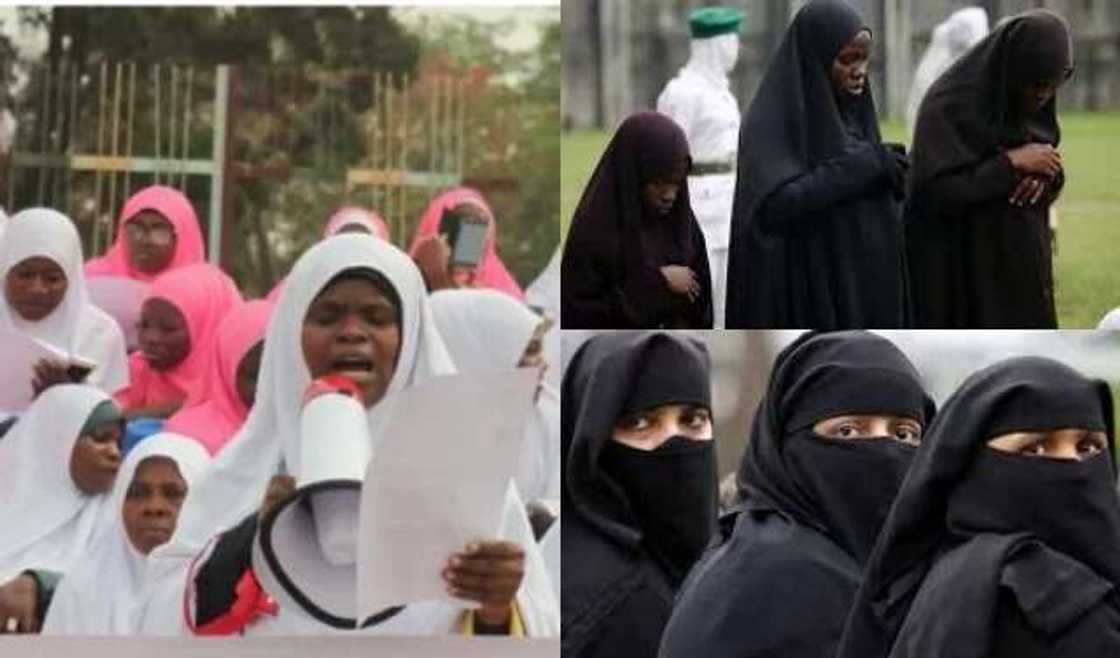 Ana take mana hakin mu na sanya hijabi – Matan musulmai Ana take mana hakin mu na sanya hijabi – Matan musulmai