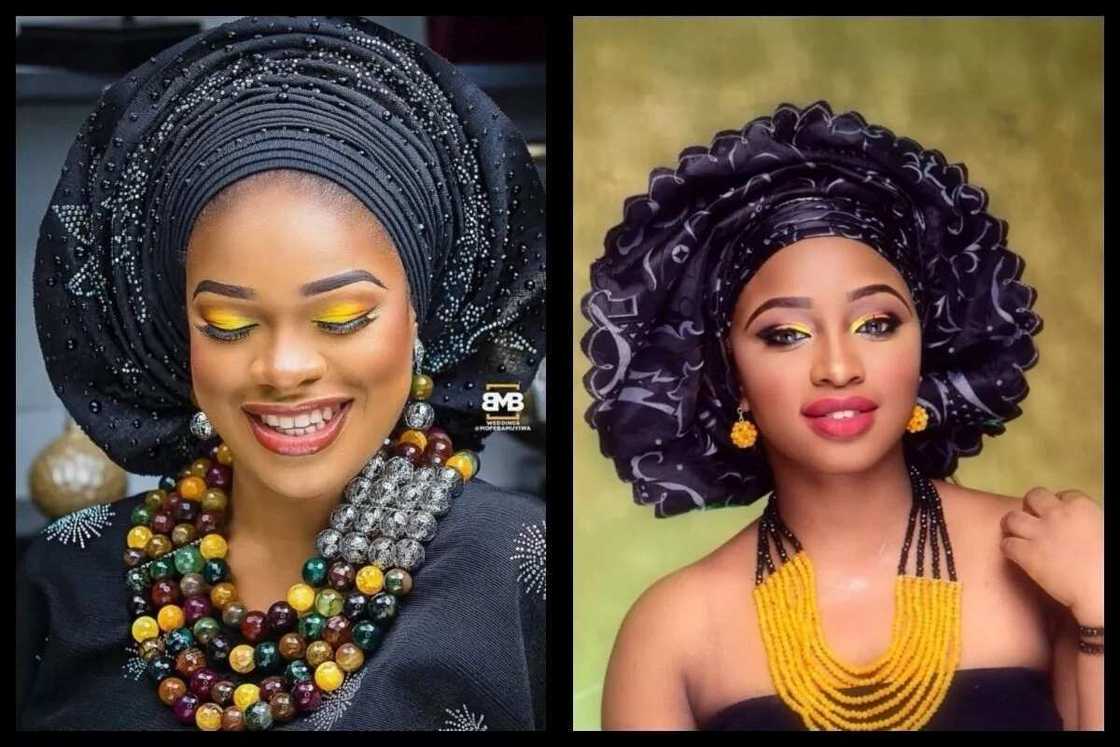 Bead designs for traditional wedding in Nigeria yellow Bead designs for traditional wedding in Nigeria yellow