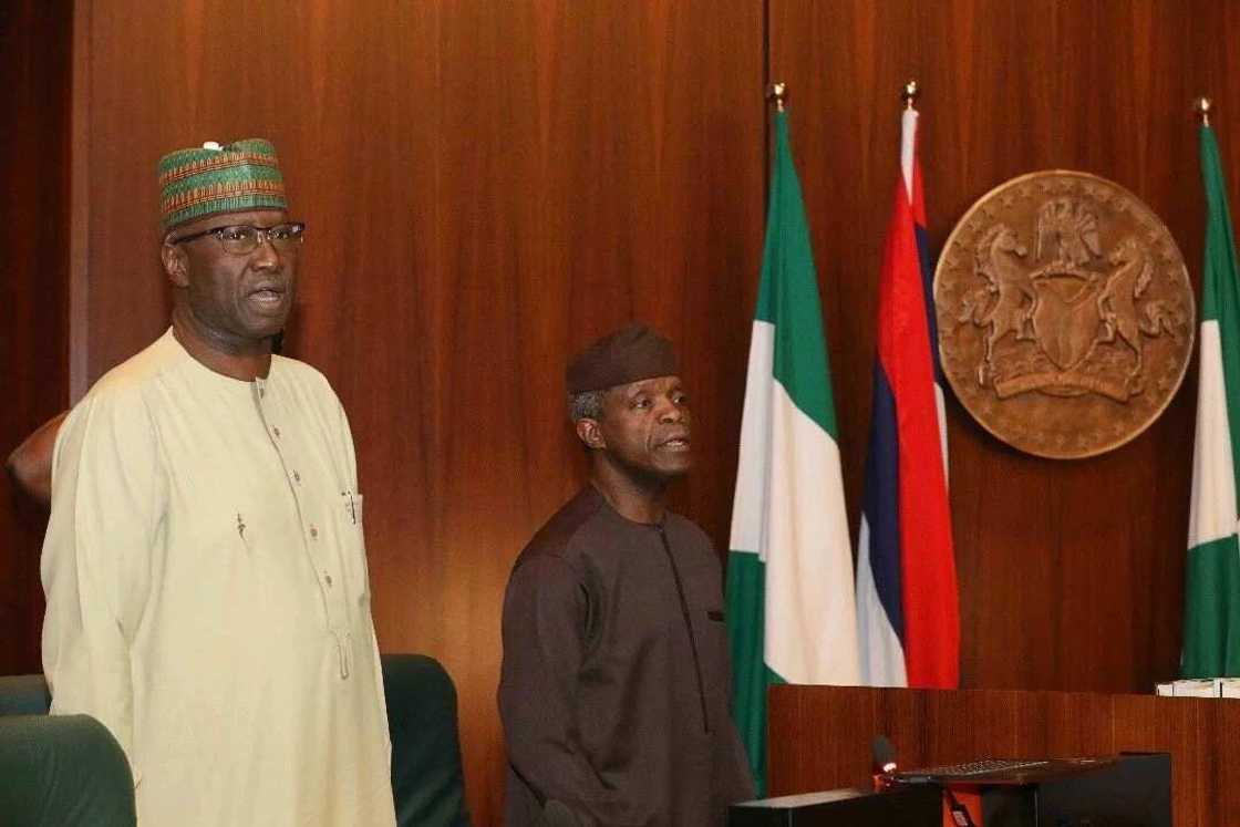 Mataimakin shugaban kasa ya maye gurbin Buhari a taron majalisar ministocin Najeiya Mataimakin shugaban kasa ya maye gurbin Buhari a taron majalisar ministocin Najeiya