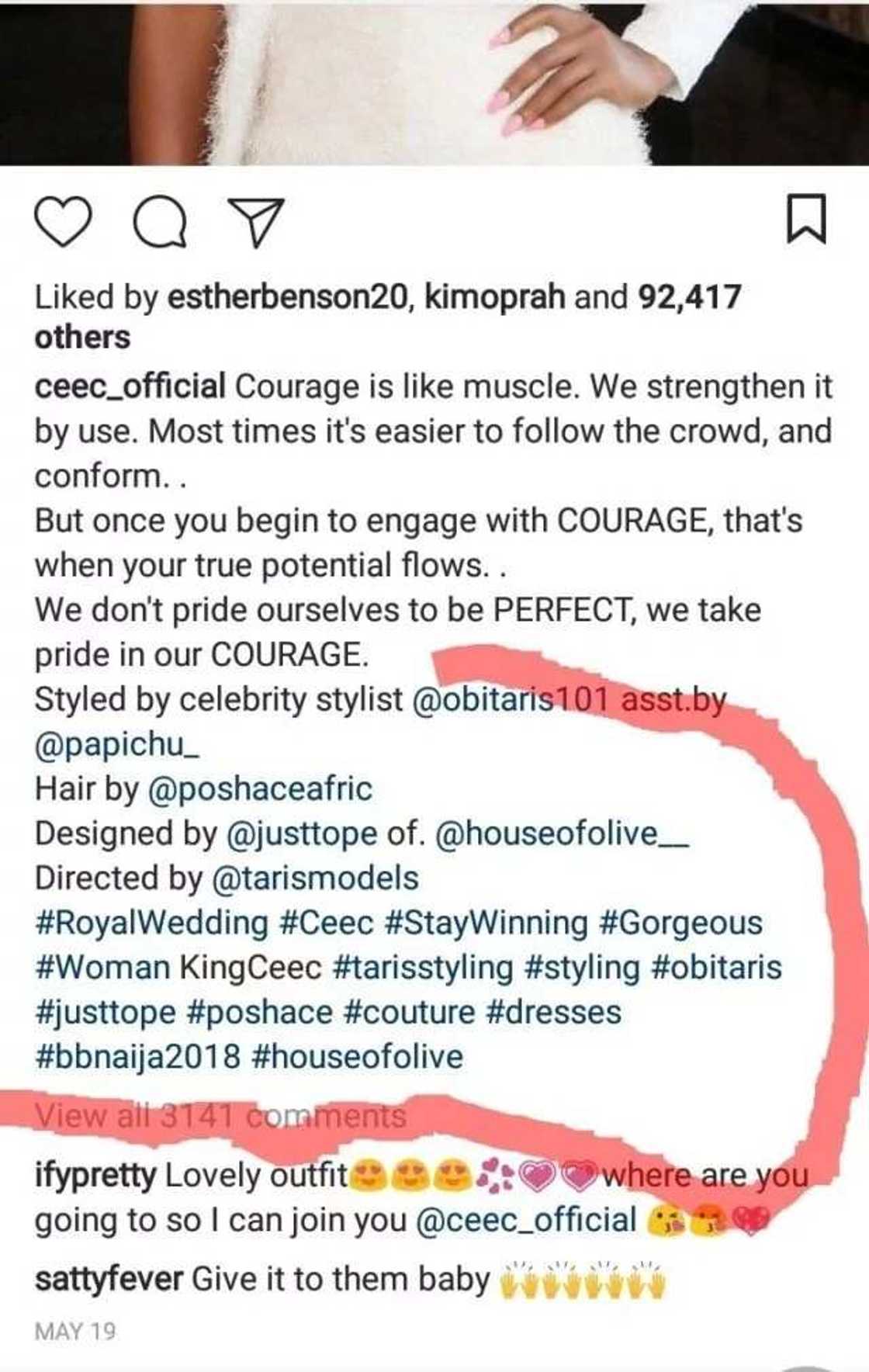 Celebrity photographer cries out after Cee-c posted her pictures without crediting his works