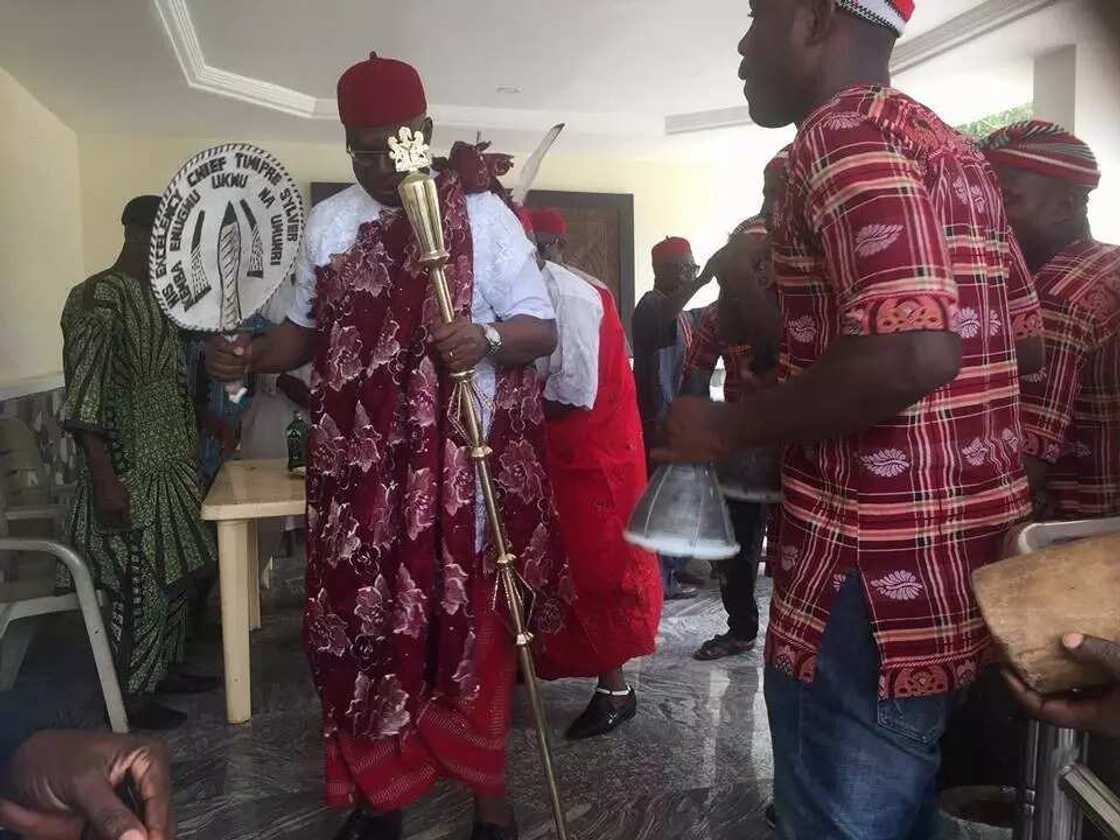 Timipre Sylva conferred with chieftaincy title in Igboland