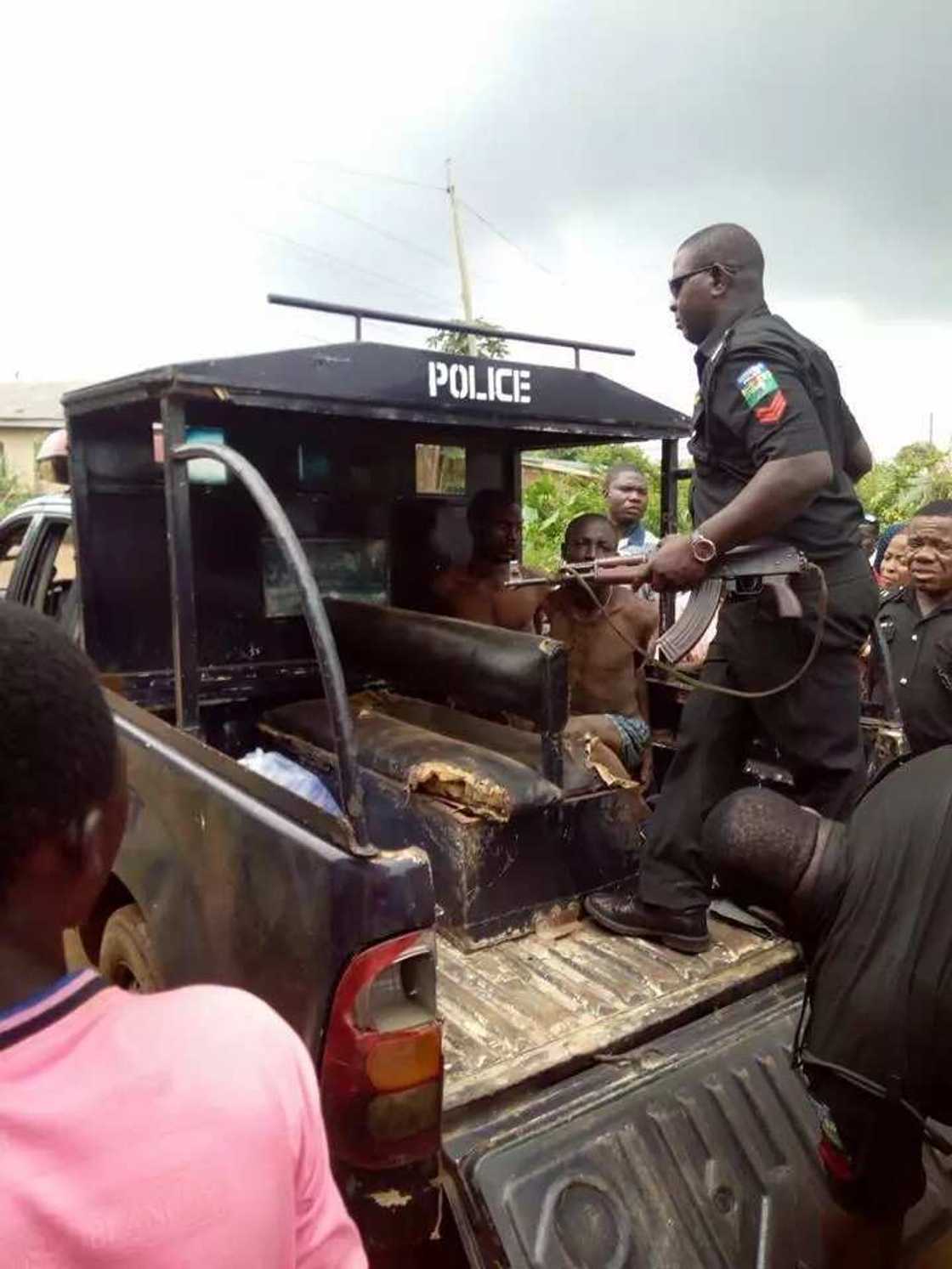 Two suspects in police custody for murdering police officer Two suspects in police custody for murdering police officer