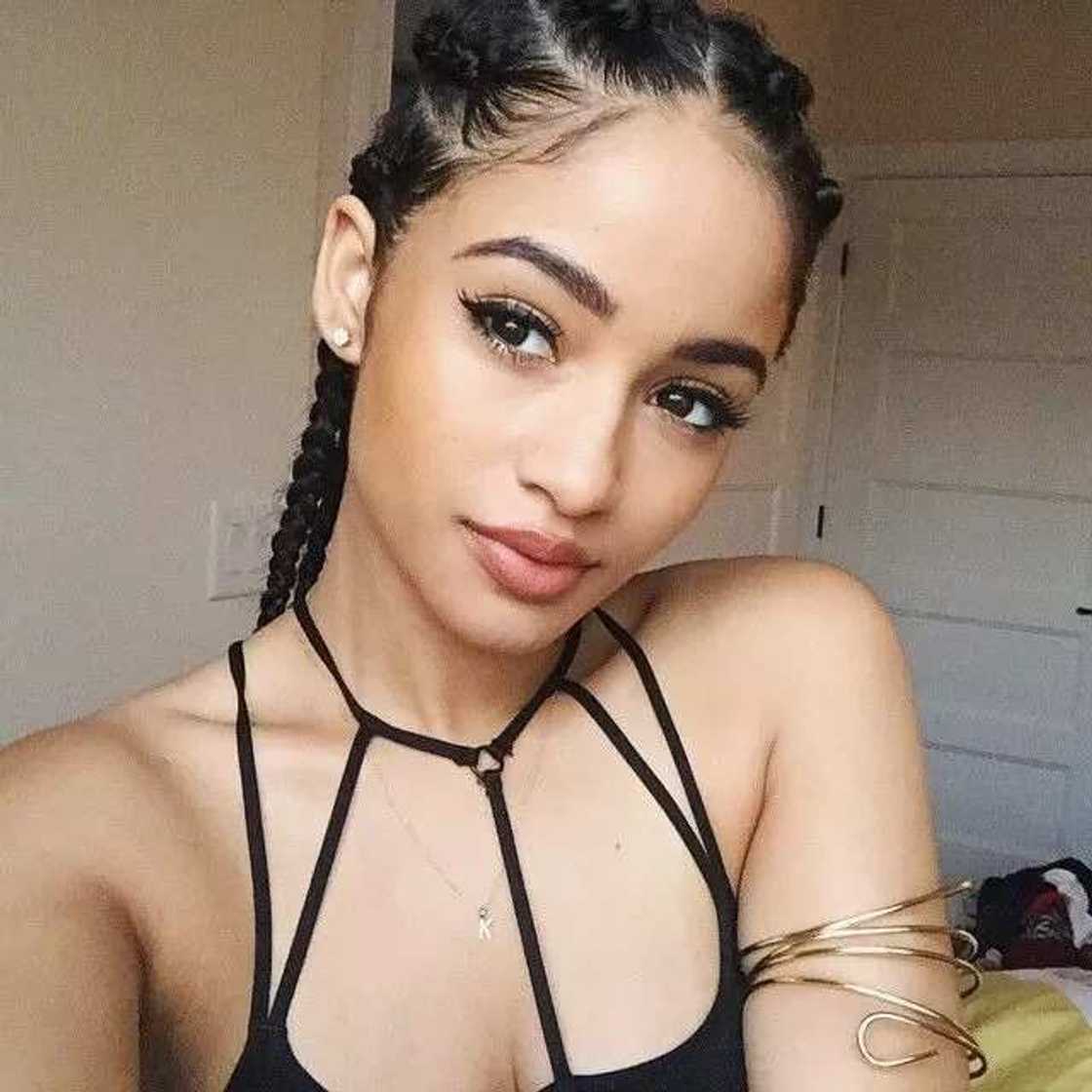 Laid back cornrows Laid back cornrows