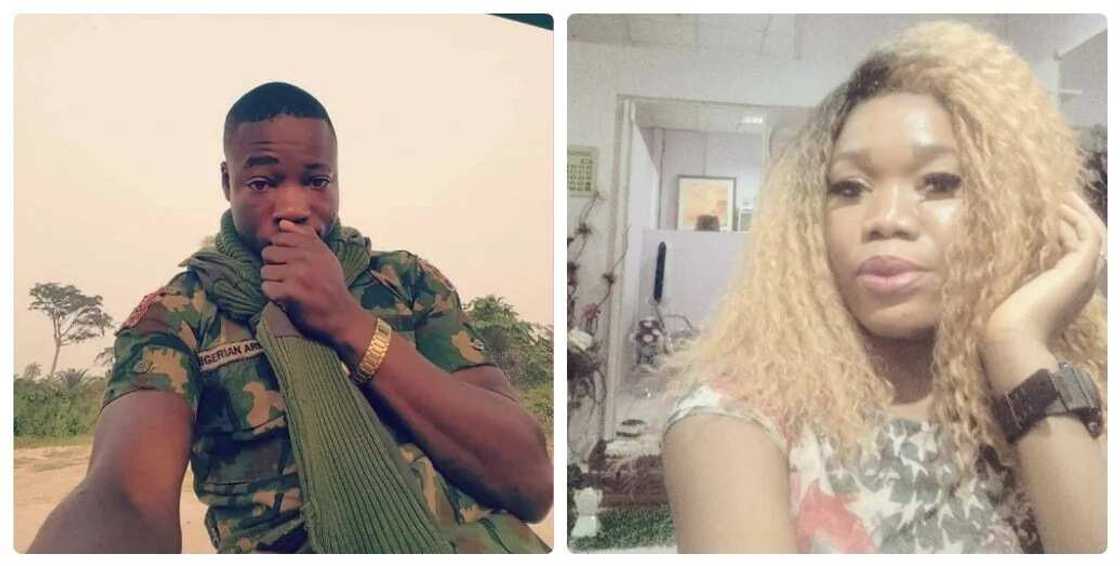 How Army officer almost killed a lady on her way to Onitsha (photos)