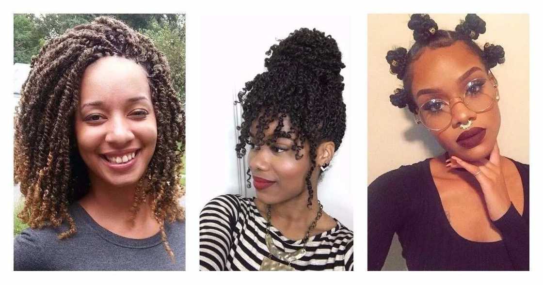 Natural hair twist styles for long and short hair Natural hair twist styles for long and short hair