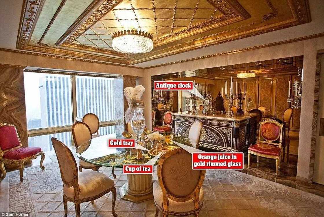 Inside Donald Trump's luxurious penthouse in New York