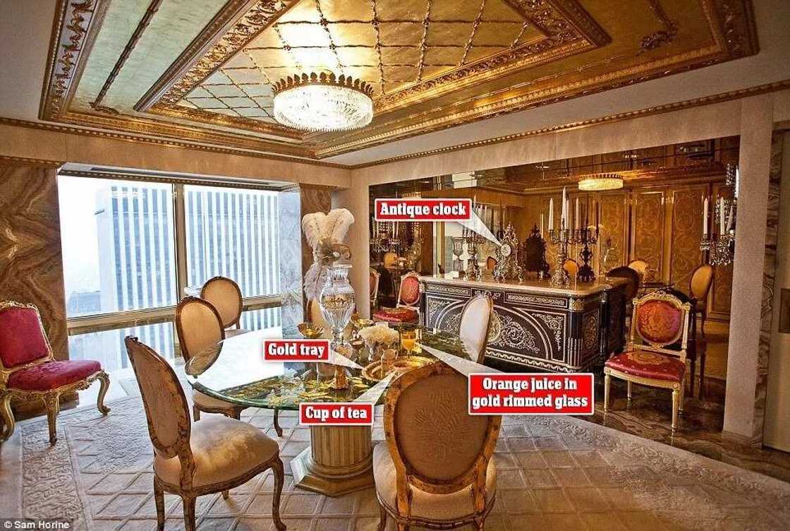 Inside Donald Trump's luxurious penthouse in New York Inside Donald Trump's luxurious penthouse in New York