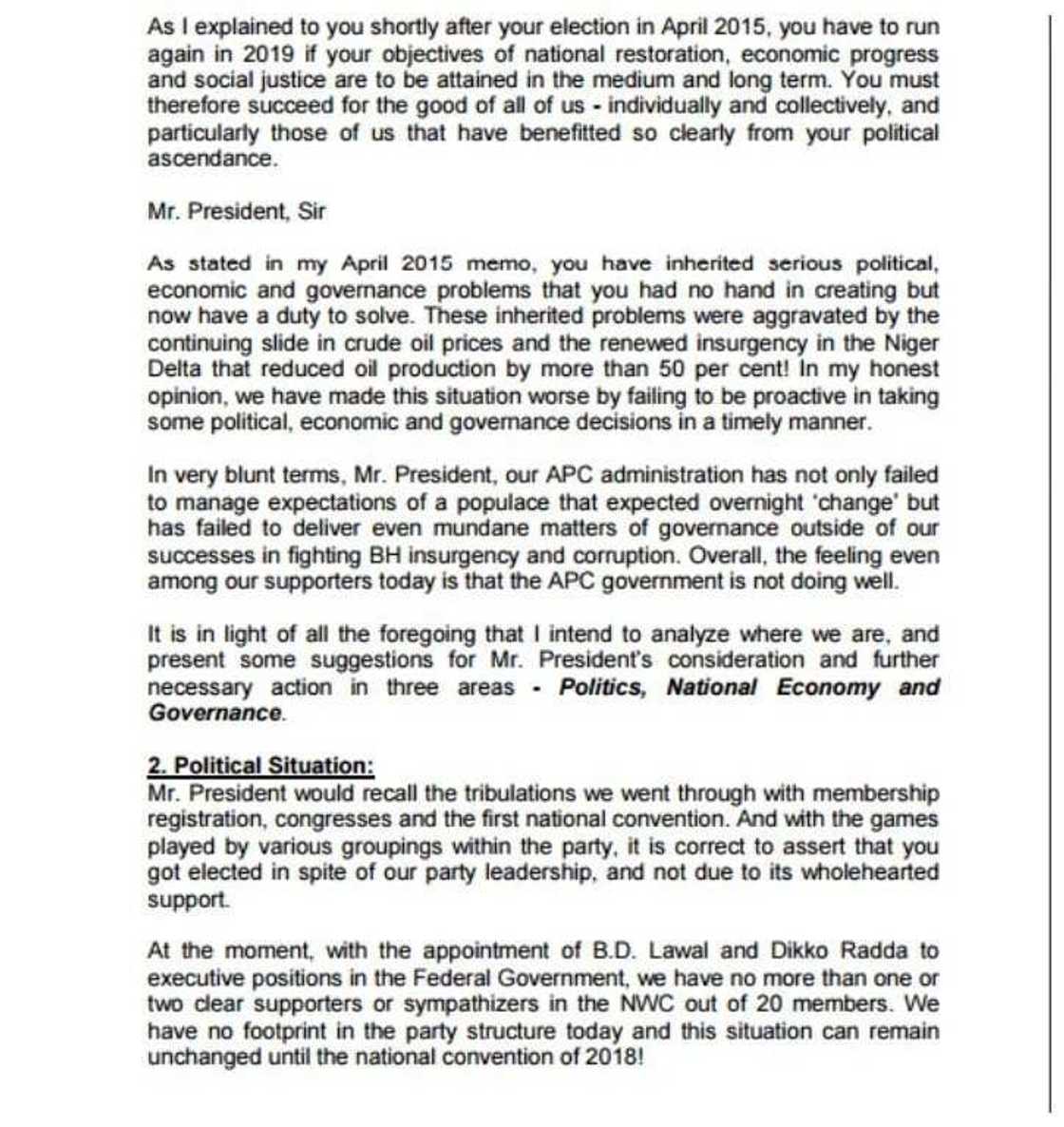 El-Rufai sends an explosive memo to President Buhari El-Rufai sends an explosive memo to President Buhari