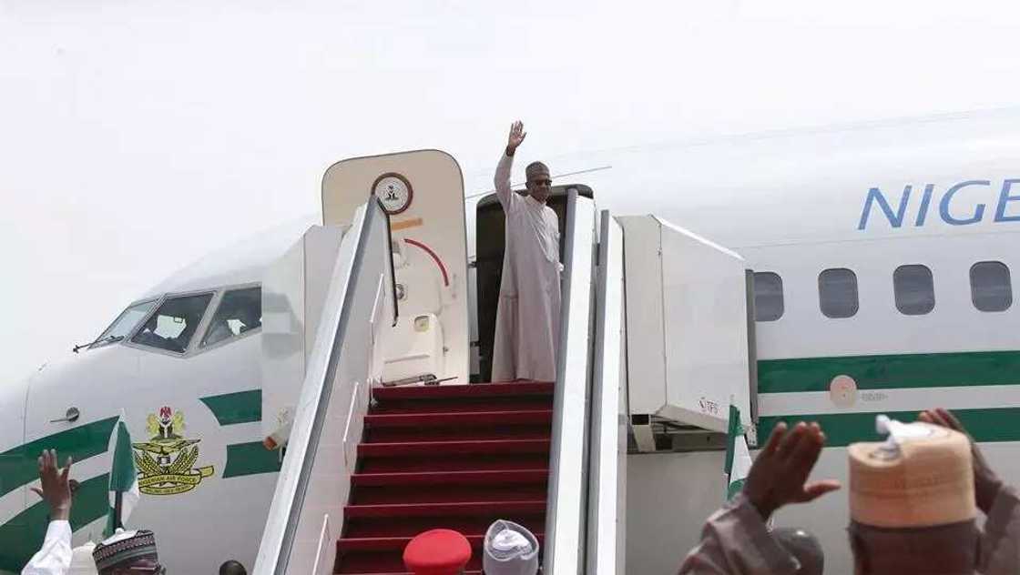Buhari leaves Abuja to attend UN event in America Buhari leaves Abuja to attend UN event in America