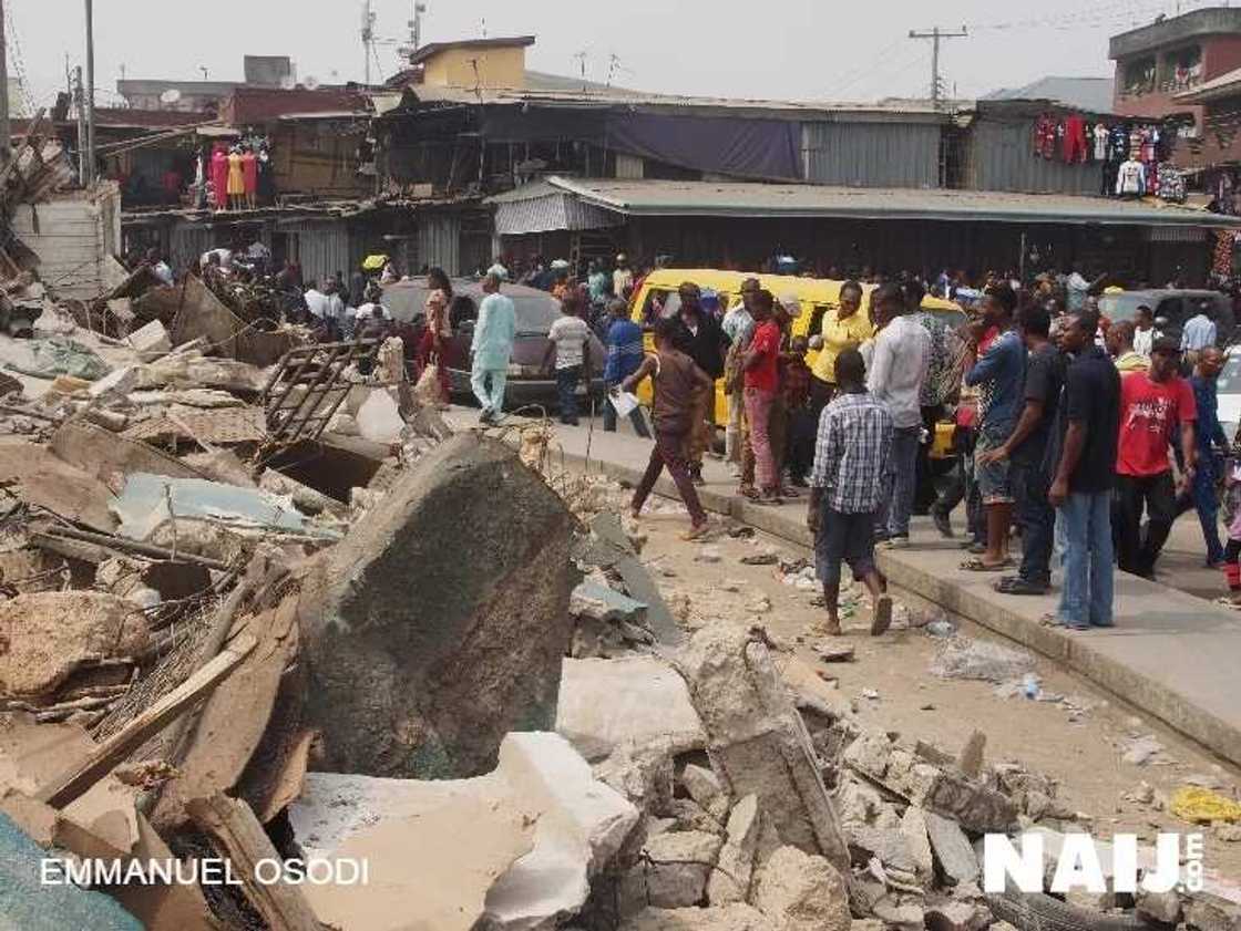 Owonifari Market In Oshodi Reduced To Rubbles