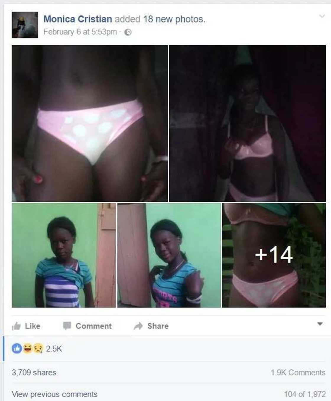 Come And See The Photos This Young Lady Called Monica Just Posted On Facebook Come And See The Photos This Young Lady Called Monica Just Posted On Facebook