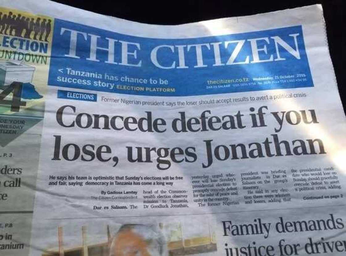 GEJ Performs His Duties As An Election Observer In Tanzania GEJ Performs His Duties As An Election Observer In Tanzania