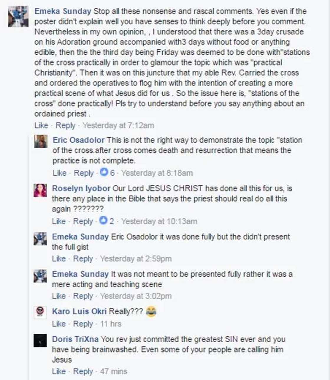 Nigerians attack Rev Father Dr. Obayi Paul Martins Nigerians attack Rev Father Dr. Obayi Paul Martins