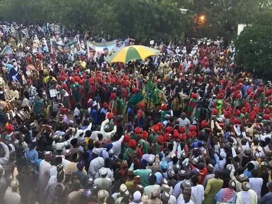 Bikin Sallah: Hotuna daga bikin hawan daushe na garin Kano Bikin Sallah: Hotuna daga bikin hawan daushe na garin Kano