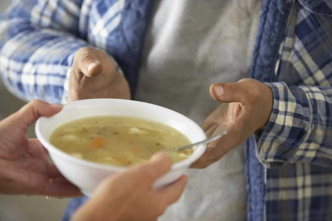 sharing food