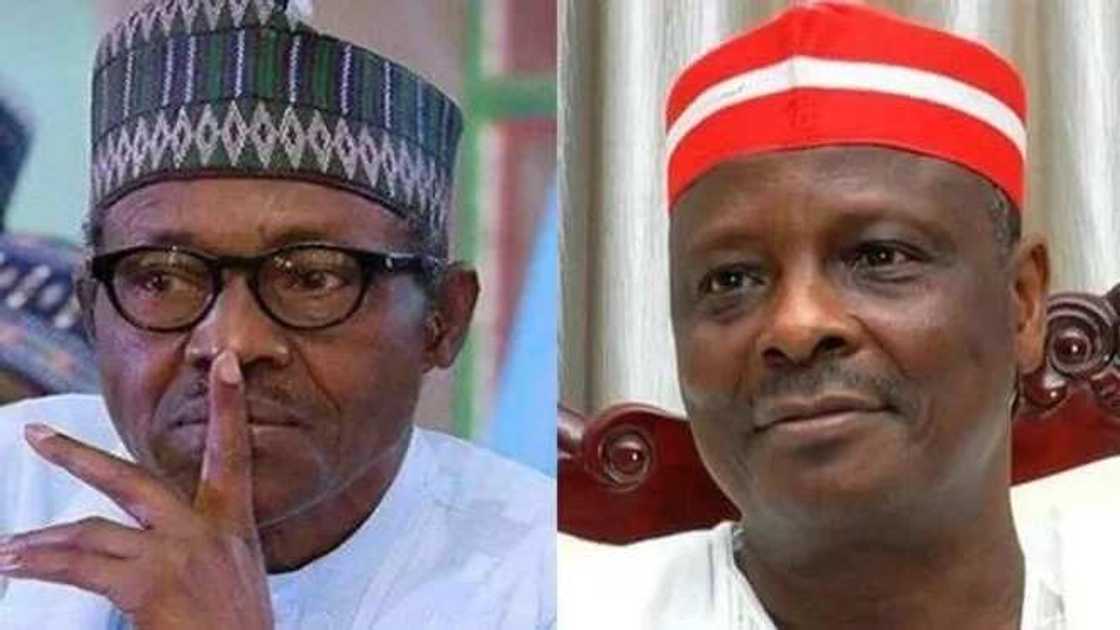 Tuna-baya: Lokacin da Buhari ya jinjinawa tsohon Gwamnan Kano Kwankwaso Tuna-baya: Lokacin da Buhari ya jinjinawa tsohon Gwamnan Kano Kwankwaso