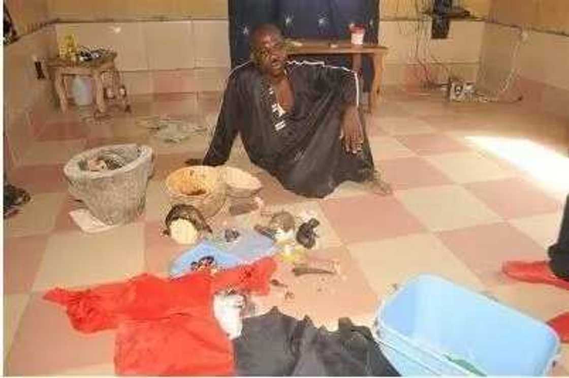 Pastor arrested for burying fetish items in his church Pastor arrested for burying fetish items in his church
