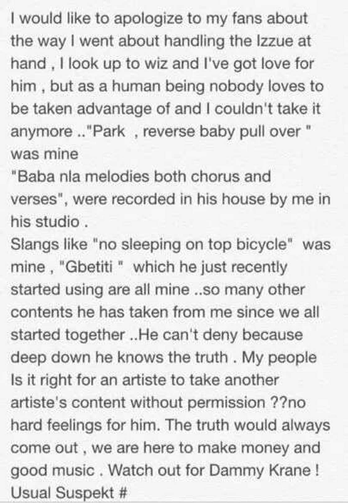 Wizkid Vs Dammy Krane: All You Need To Know About Alleged Beef Wizkid Vs Dammy Krane: All You Need To Know About Alleged Beef