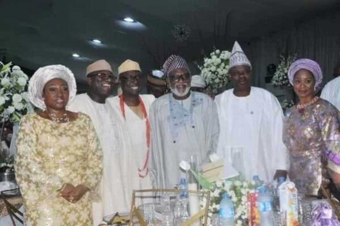 Former Ekiti Governor Niyi Adebayo’s son weds (photos)