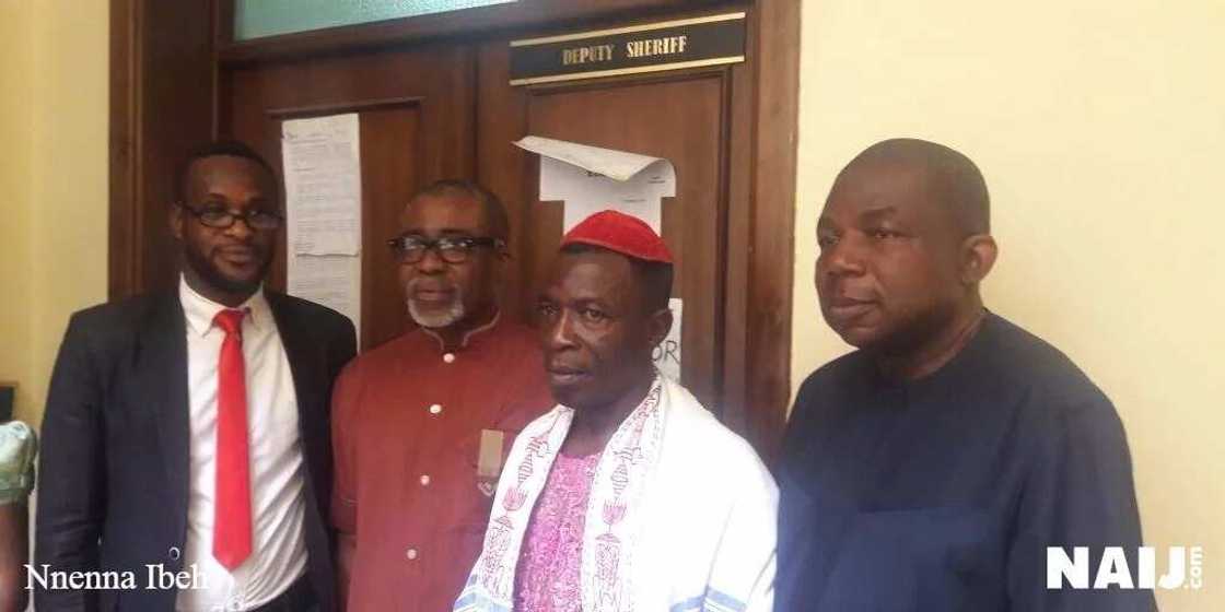Ekweremadu, Abaribe join Jewish Rabbi in court to perfect Nnamdi Kanu's bail Ekweremadu, Abaribe join Jewish Rabbi in court to perfect Nnamdi Kanu's bail
