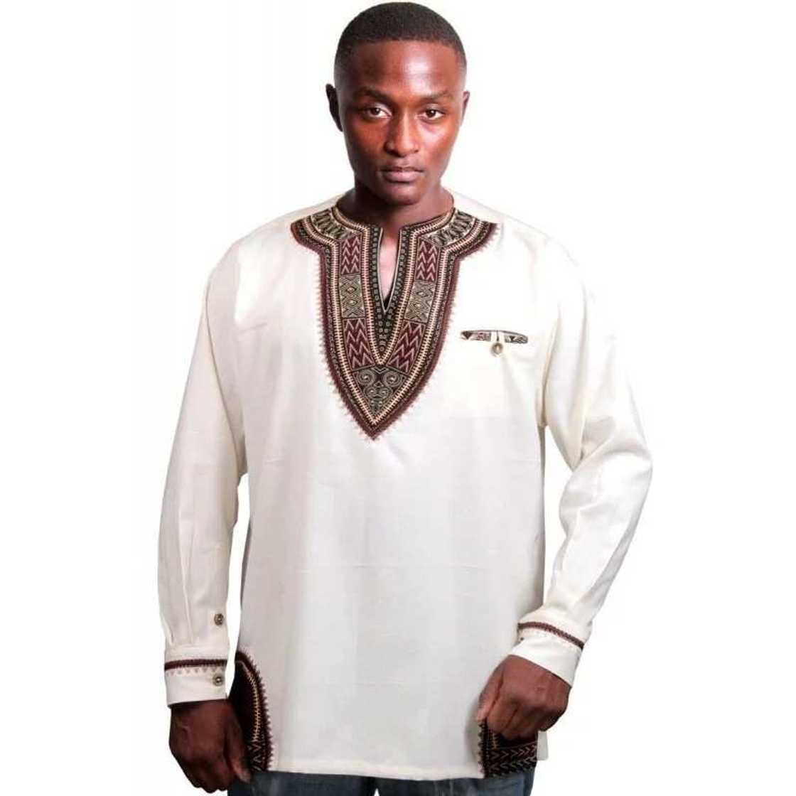 Shirt in dashiki styles