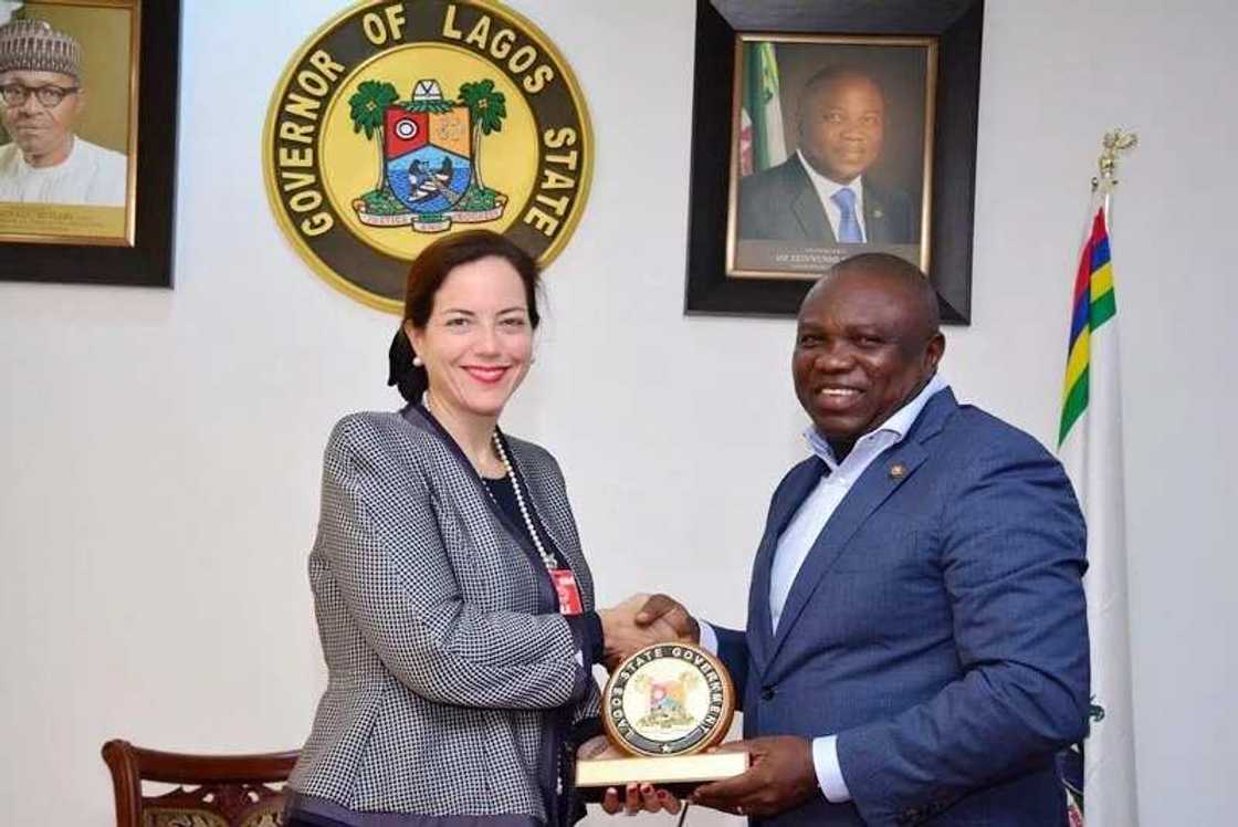 Ambode gives out land to German firm planning 25,000 jobs Ambode gives out land to German firm planning 25,000 jobs
