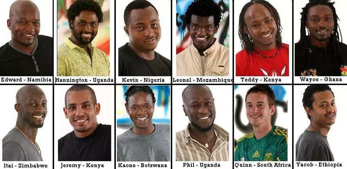 The BBA 4 male contestants The BBA 4 male contestants