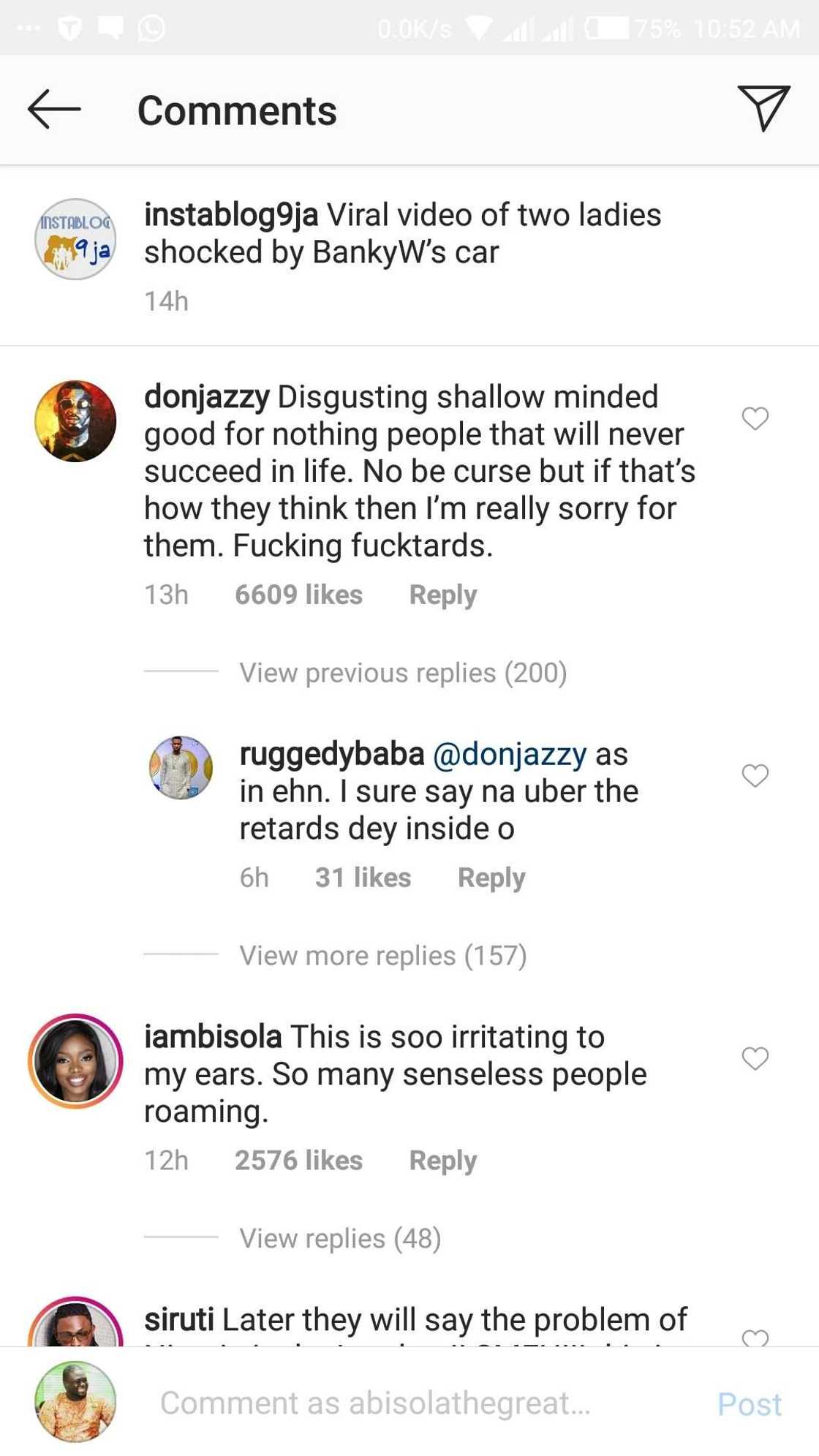 Two women slam Banky W and Adesua Etomi for driving an expired Range Rover SUV