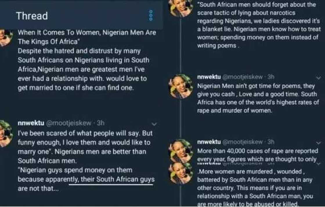 South African lady gushes over Nigerian men, says she wishes to marry one