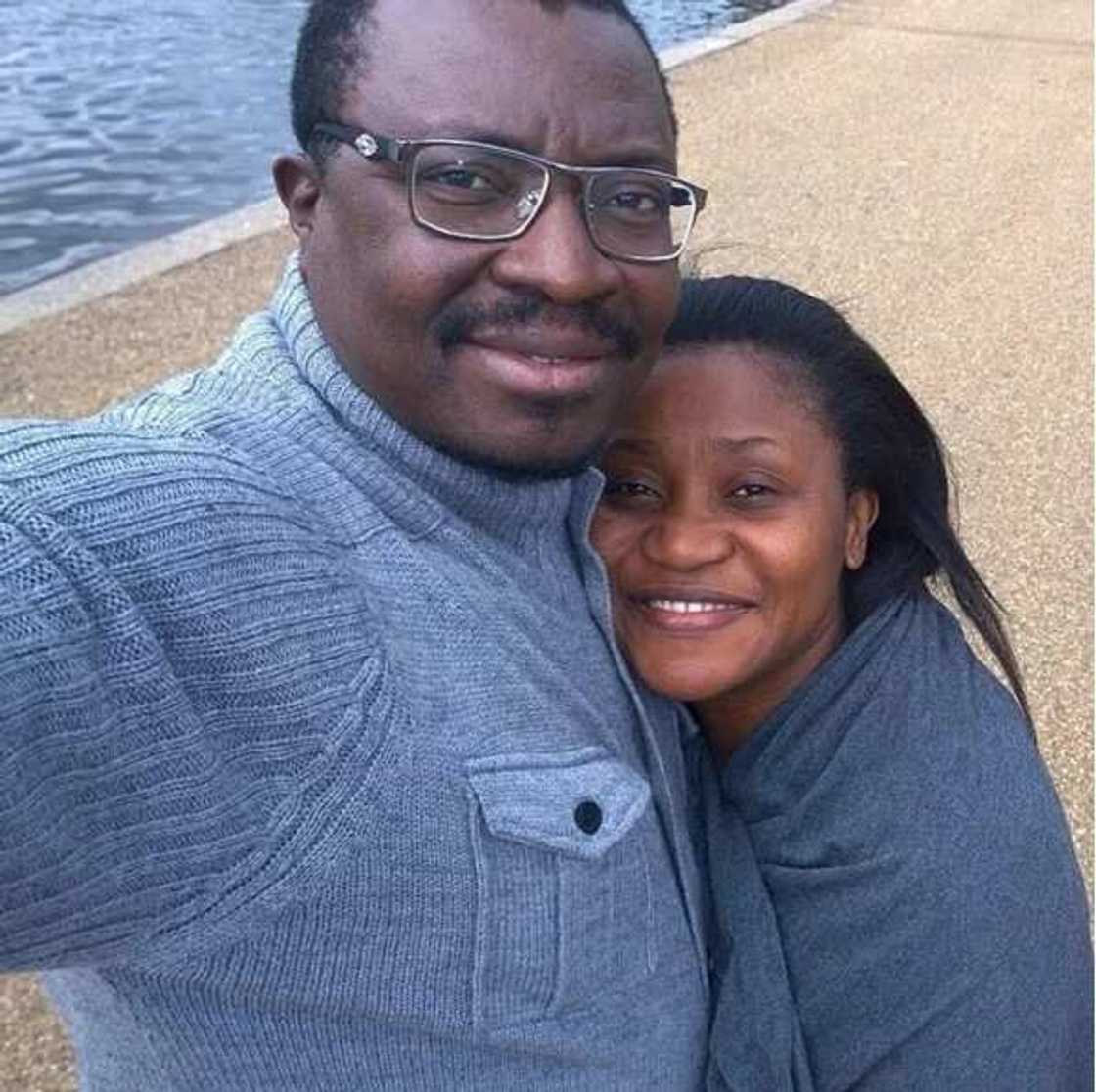 See these 10 romantic photos of Ali Baba and wife (photos)