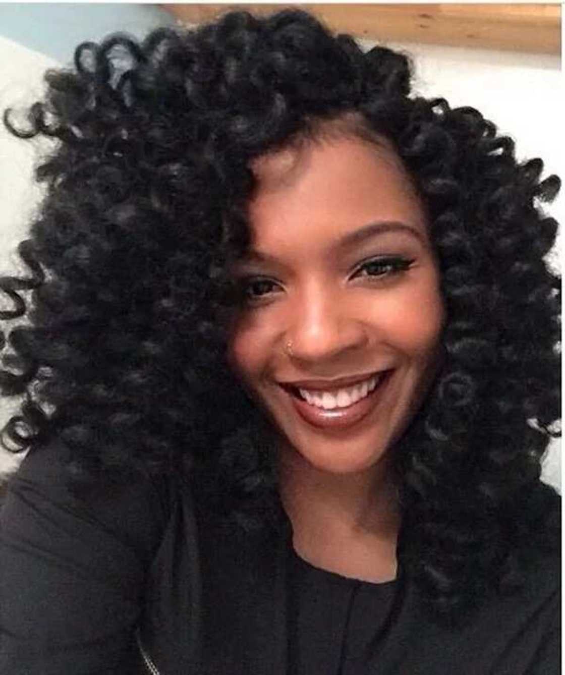 Curly crochet hairstyle Curly crochet hairstyle