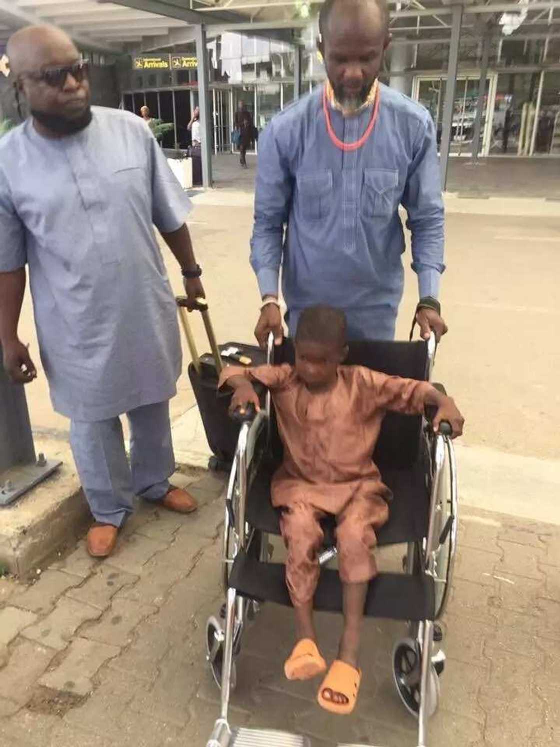 How Boko Haram bike man paralysed a little boy in Chibok, Borno state (photos) How Boko Haram bike man paralysed a little boy in Chibok, Borno state (photos)
