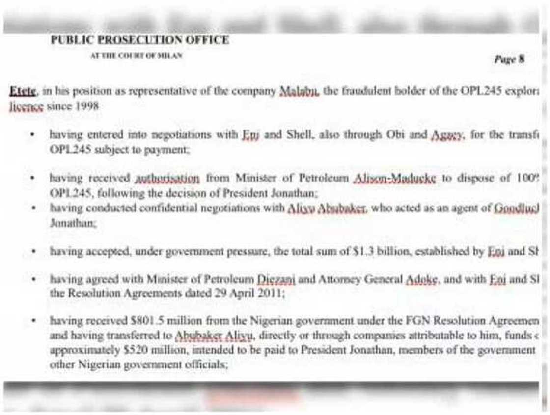 Former President Jonathan is involved $1.3 billion oil fraud Former President Jonathan is involved $1.3 billion oil fraud
