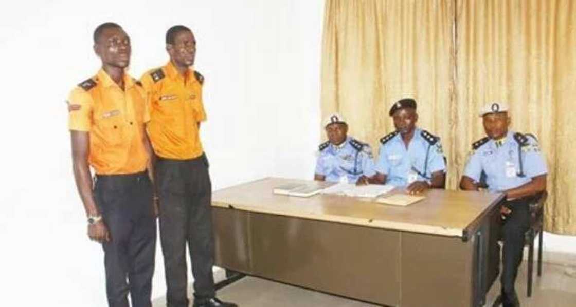 Police authority sacks 2 traffic officers for extorting motorist Police authority sacks 2 traffic officers for extorting motorist