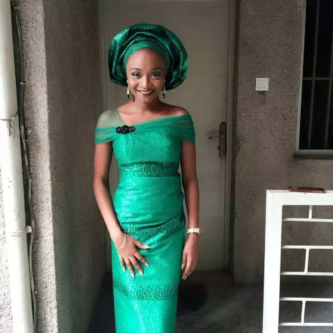 Mint green Aso Ebi 4