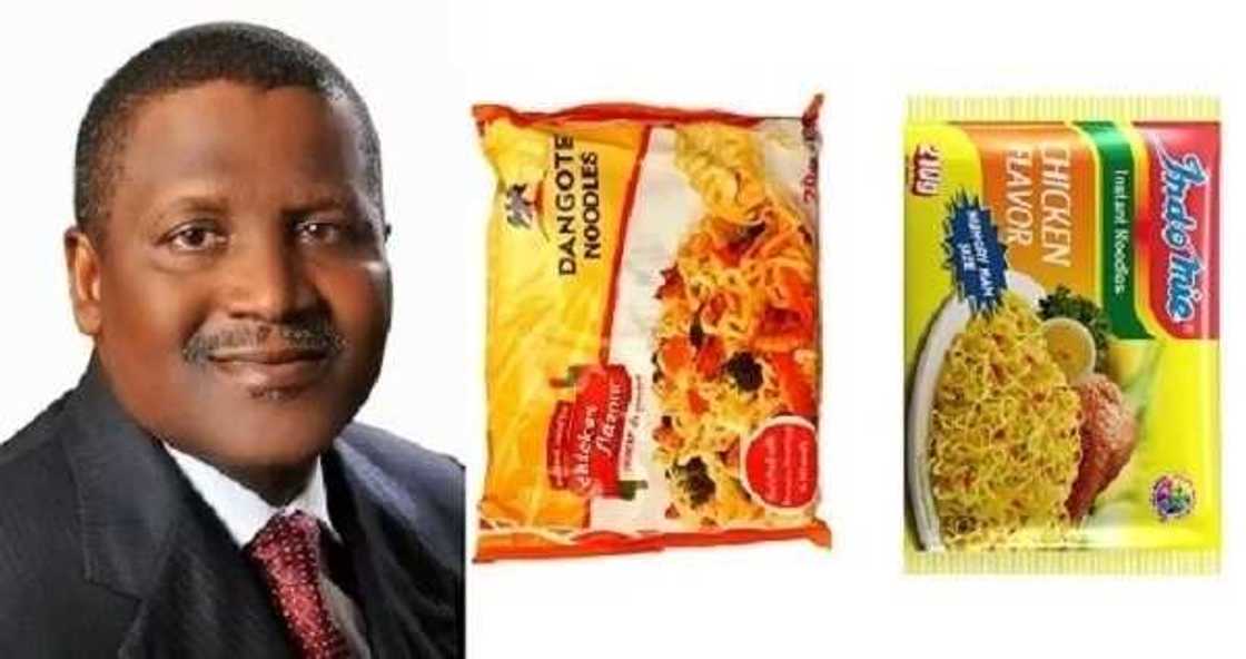 Dangote ya sayar da kamfanin sarrafa Noodles Dangote ya sayar da kamfanin sarrafa Noodles