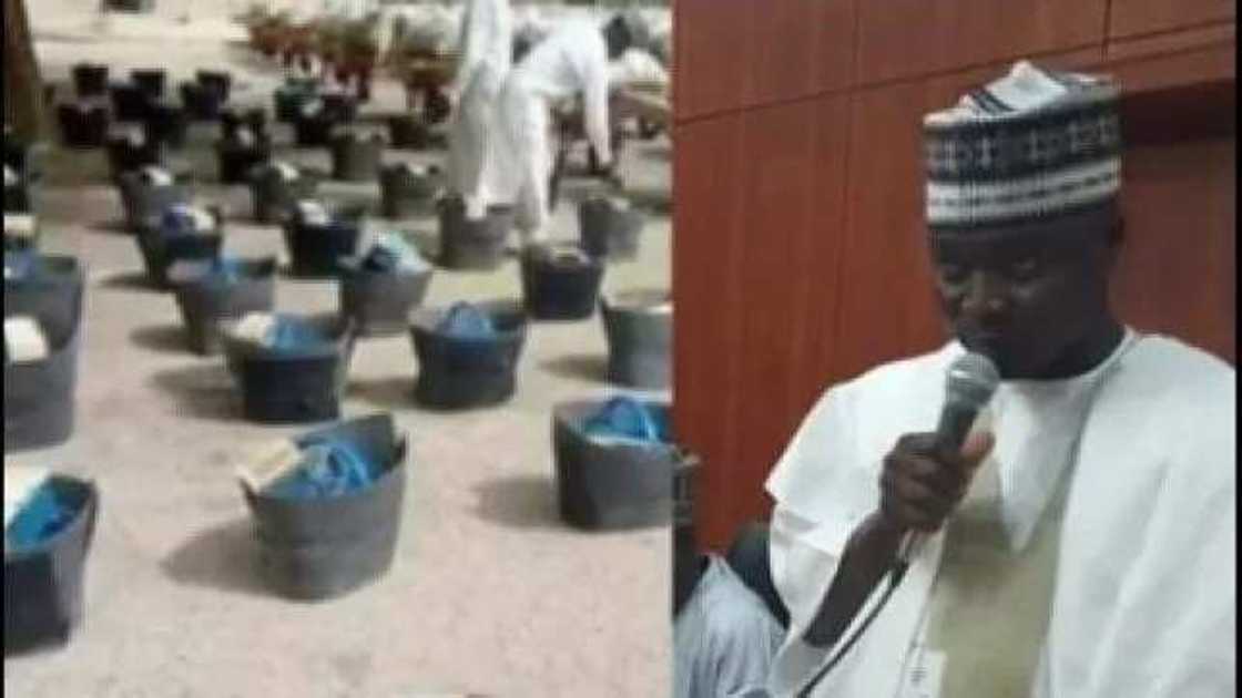 Abin kunya: Kwamishinan jihar Borno ya bayyana dalilinsa na raba ma mata kayan shushaina