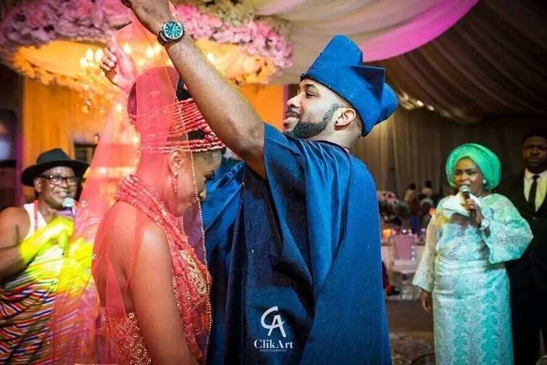 Stunning Banky W and his beloved wife Adesua Stunning Banky W and his beloved wife Adesua