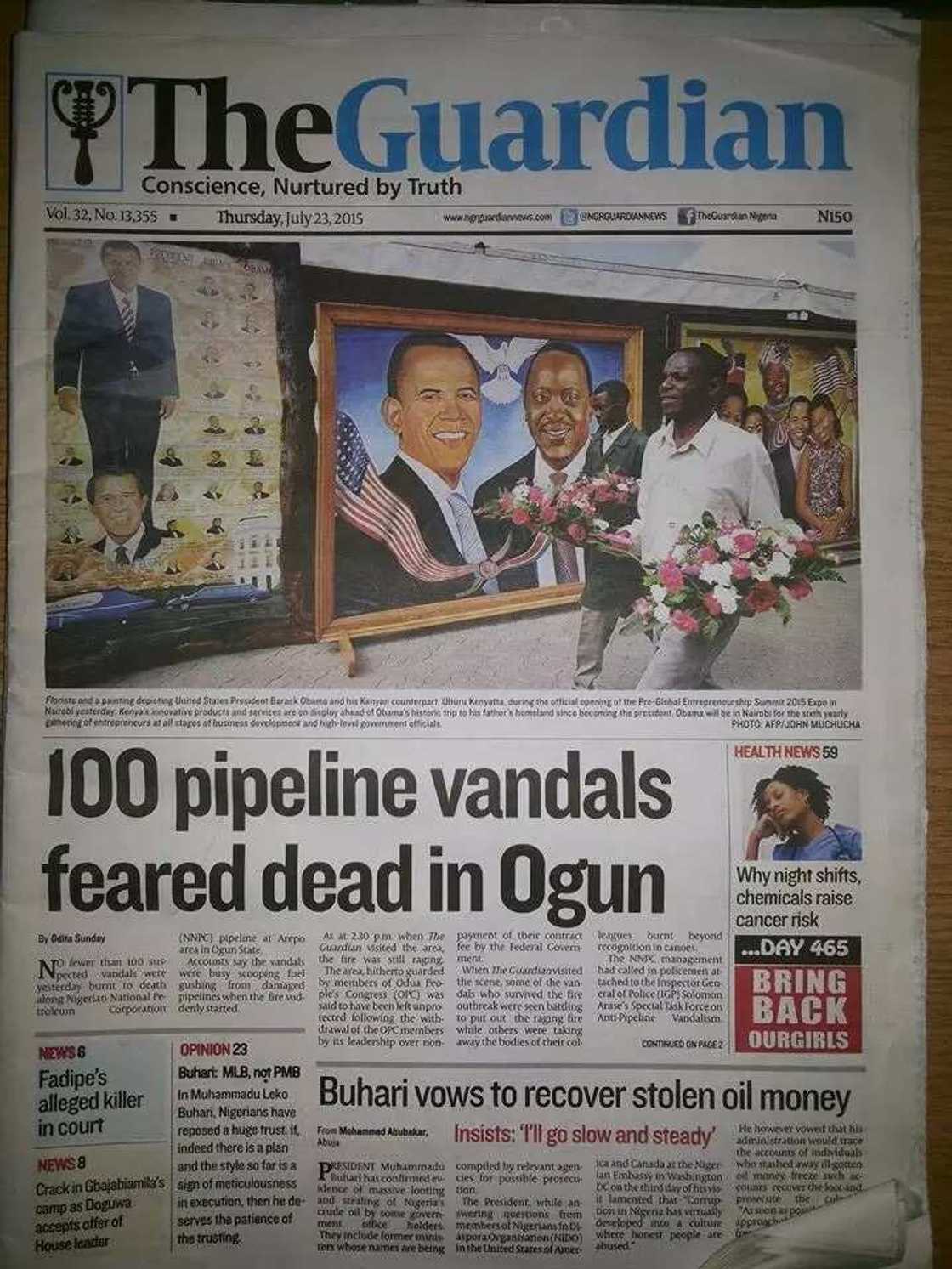 PMB Reveals Why US Refused To Sell Weapons To Nigeria PMB Reveals Why US Refused To Sell Weapons To Nigeria