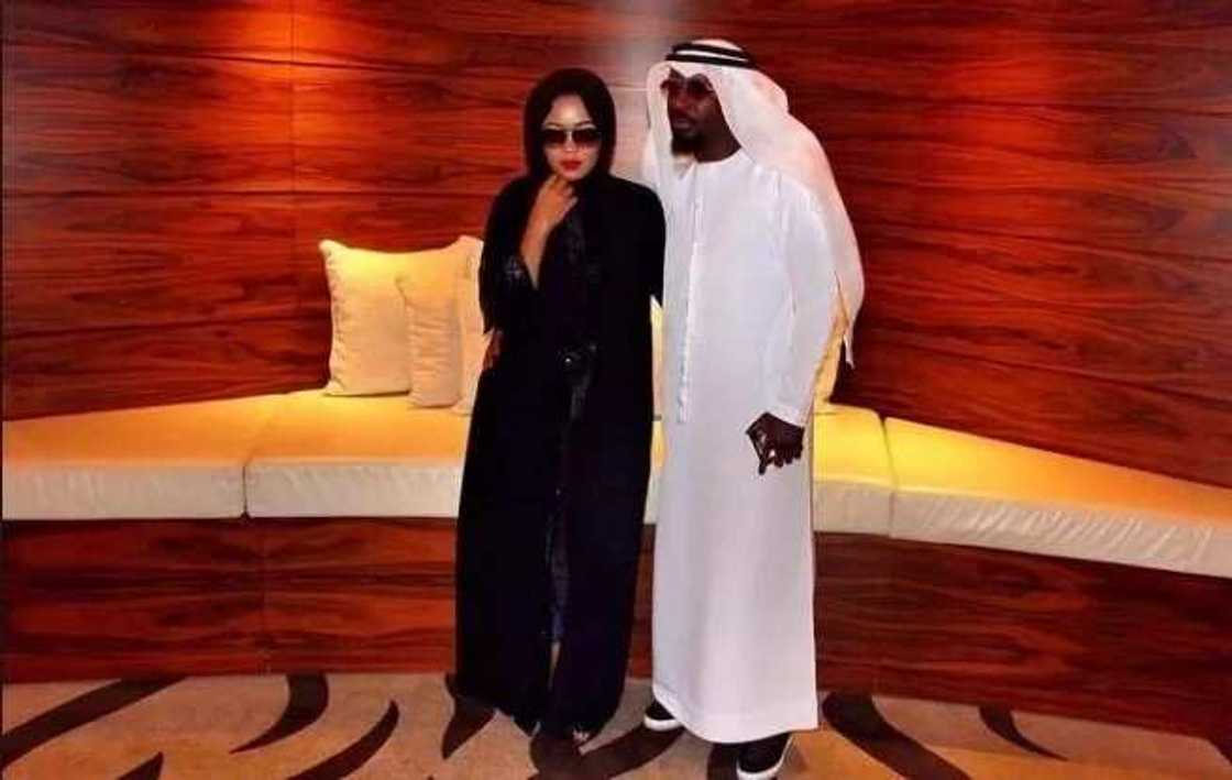 Vera with her Dubai-based Nigerian ex boyfriend Vera with her Dubai-based Nigerian ex boyfriend