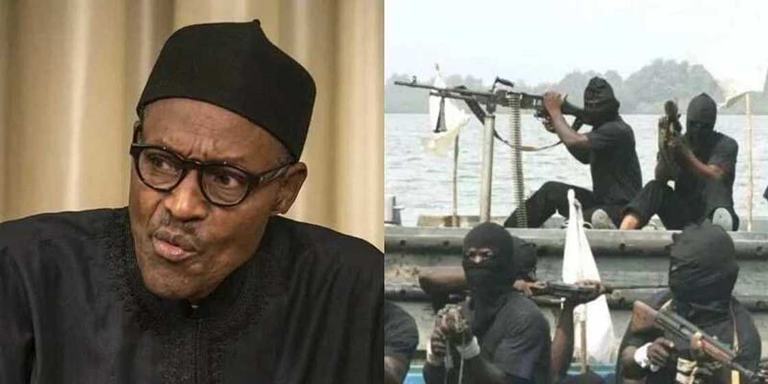 Buhari ya roki yan bindigan Niger Delta