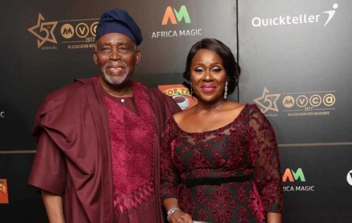 Joke Silva and Olu Jacobs