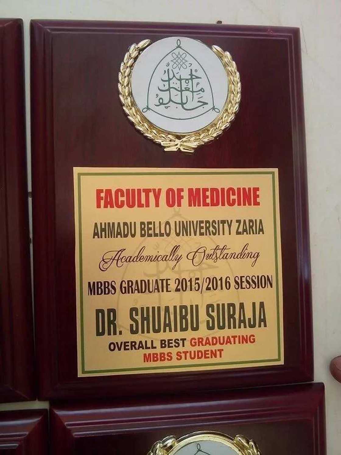 Meet Suraj Shuaibu, the best graduating student of Medicine from ABU Zaria