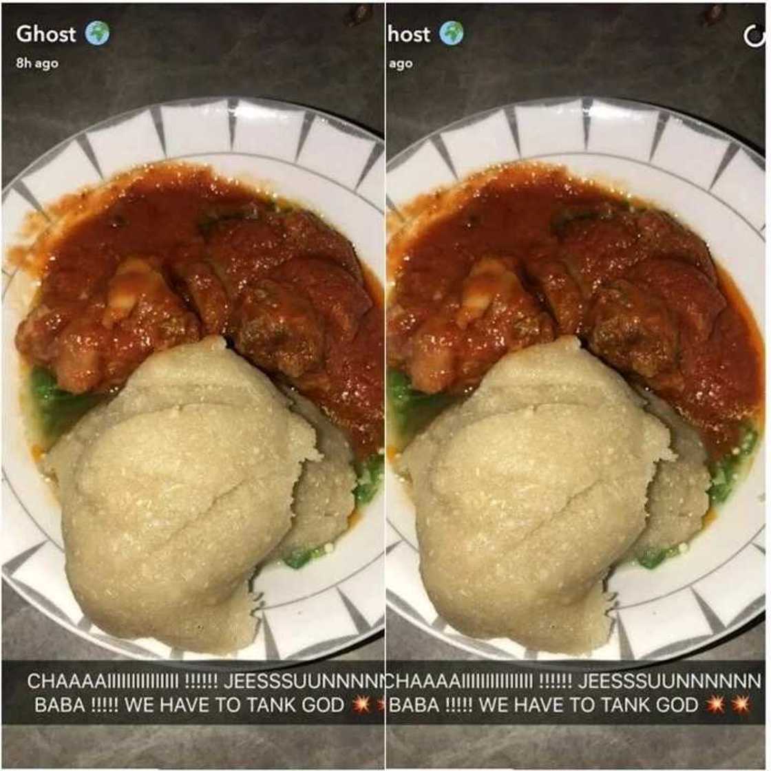 Anthony Joshua reveals his love for eba and egusi Anthony Joshua reveals his love for eba and egusi